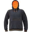 Knoxfield hooded sweater antraciet/oranje L