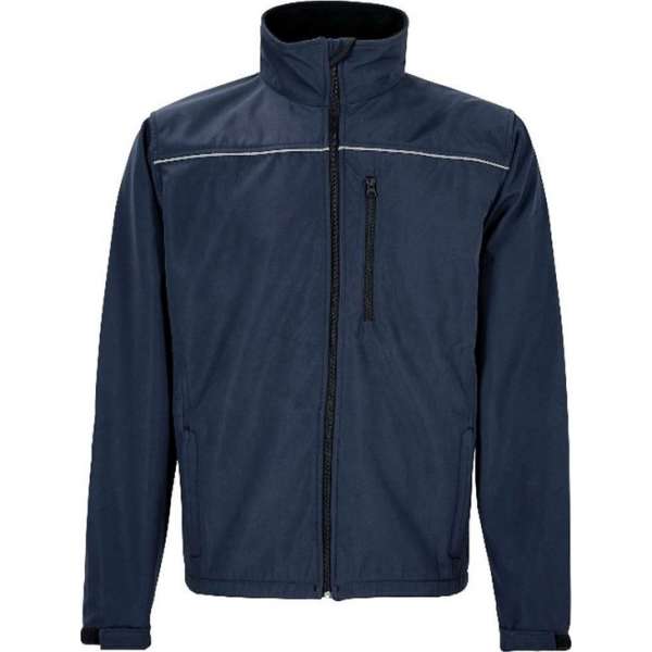 4Work Gerona Navy Grijs Softshell Heren