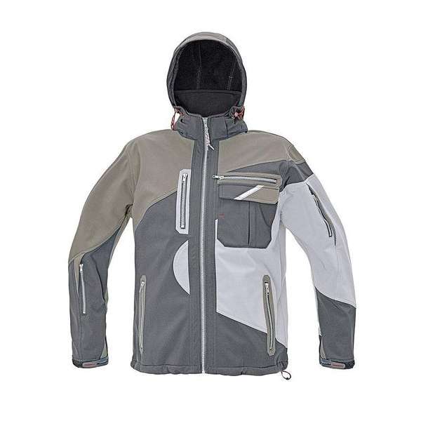 Assent schilders/stucadoors softshell jack Symmons wit XXL