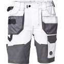 Cerva Dayboro korte werkbroek/short wit maat 48 (schilder/stucadoor)