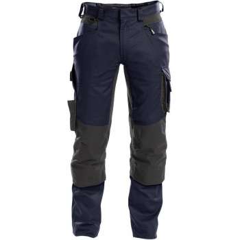 DASSY Dynax D-Flex Werkbroek Stretch Donkerblauw/Grijs