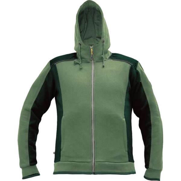 Cerva Dayboro hooded vest groen/zwart, XL