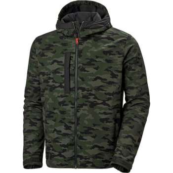 Helly Hansen Kensington Hooded Softshell 74230 - Mannen - Groen/Camo - L