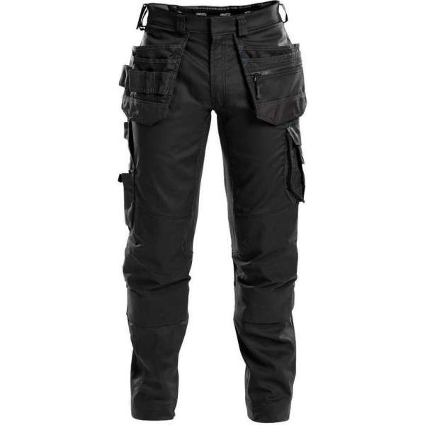 DASSY Flux D-Flex Werkbroek Stretch Zwart