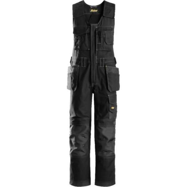 Snickers bodybroek met holsterzakken - Workwear - 0214 - zwart - maat 54