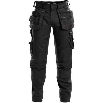 DASSY Flux D-Flex Werkbroek Stretch Zwart