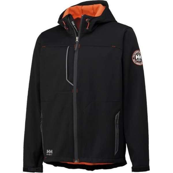 Helly Hansen 74012 Leon softshell jas zwart maat L