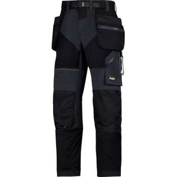 Snickers FlexiWork broek met holsterzak zwart maat XXL taille 56 W40