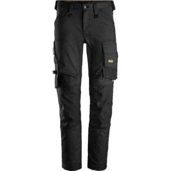 Snickers AllroundWork Stretch Werkbroek 6341 - Mannen - Zwart - 44