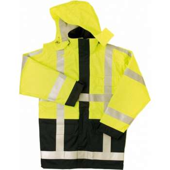 Winterjas/Parka Signalisatie vlamvertagend antistatisch SW Humber RWS geel/marine 3XL