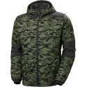 Helly Hansen Kensington Hooded Lifaloft Jacket 73230 - Mannen - Groen/Camo - L