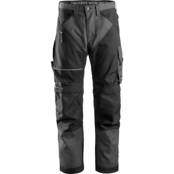 Snickers RuffWork werkbroek - grijs/zwart - mt.46