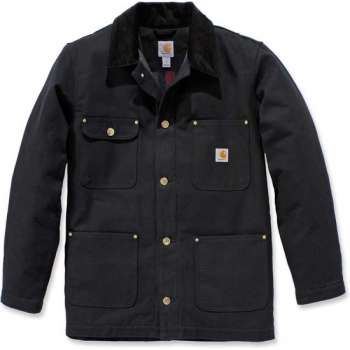 Carhartt Firm Duck Chore Coat-Black-L