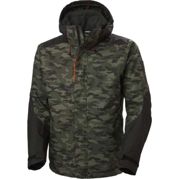 Helly Hansen Kensington Winterjacket  71345 - Mannen - Groen/Camo - XXL