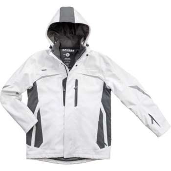 Excess Softshell winterjack Champ (318) - Wit | Donkergrijs - XL