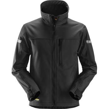 Snickers Softshell Jack - AllroundWork 1200 - zwart -Maat M