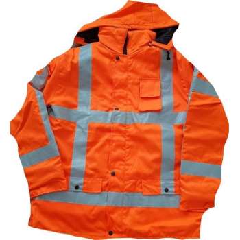 RWS Winterjas/Parka Signalisatie Seyntex beaver gevoerd HV oranje 3XL