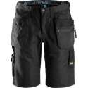 Snickers Workwear LiteWork 375 Short+ Zwart 48 6101 (jeansmaat 33/32)