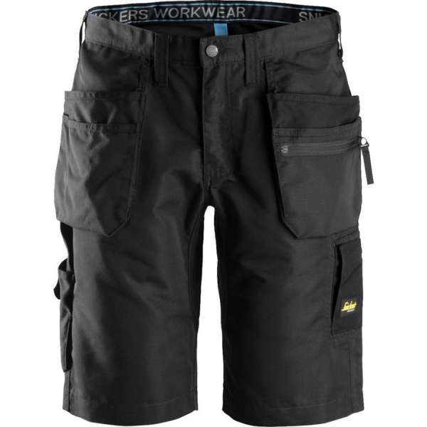 Snickers Workwear LiteWork 375 Short+ Zwart 48 6101 (jeansmaat 33/32)