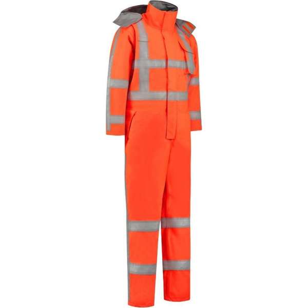 Dapro Protector Multinorm Regenpak - Maat S - Hi-Vis Oranje - Vlamvertragend , antistatisch en chemicaliën resistent