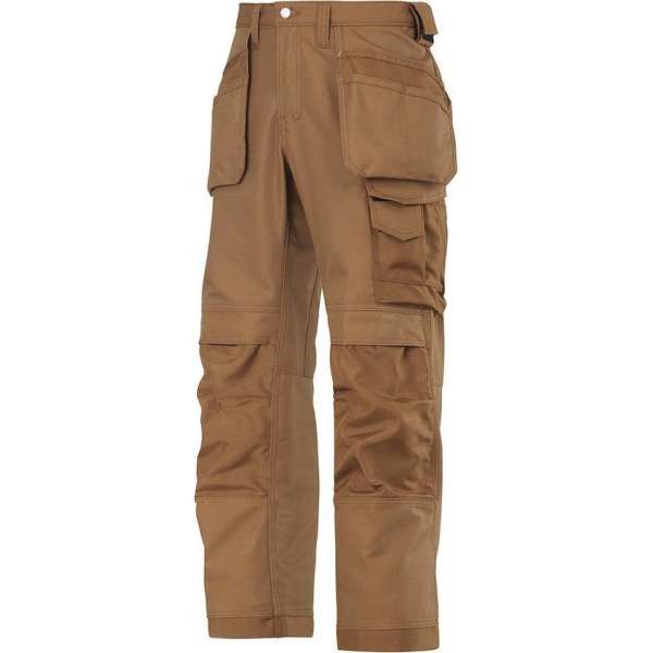 Snickers Canvas+ Werkbroek HP 3214 - Mannen - Bruin - 48