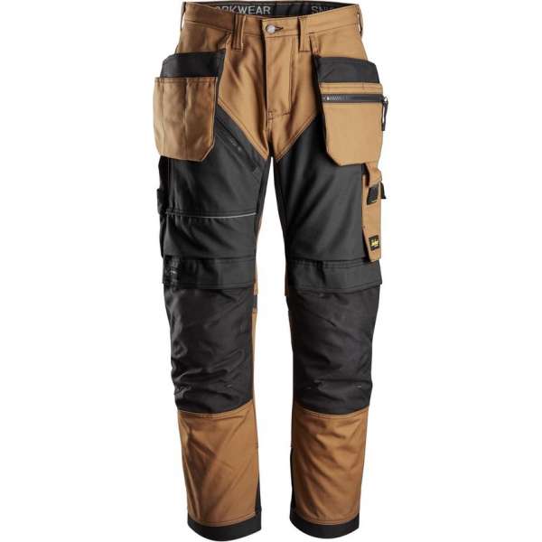 Snickers Workwear RuffWork Broek+ HZ Bruin 52 62021204052