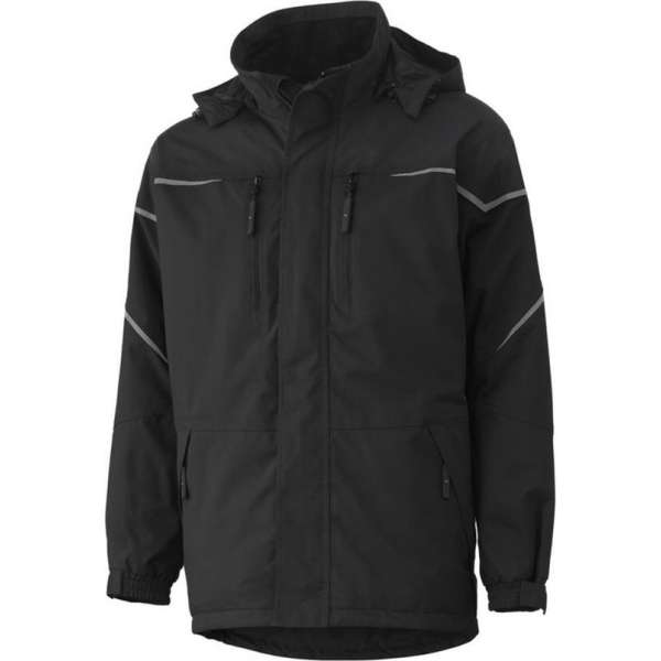 Helly Hansen Parka Met Refelctie Zwart Mt M