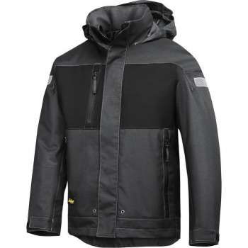 Snickers 1178 Waterproof Winter Jacket Donkergrijs/Zwart maat XXL