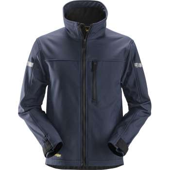 Snickers Softshell Jack - AllroundWork 1200 - Donkerblauw - Maat XL