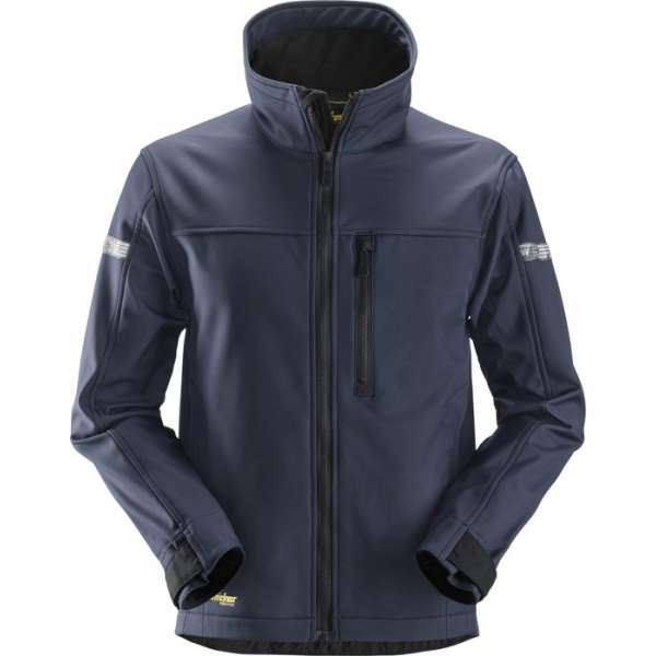 Snickers Softshell Jack - AllroundWork 1200 - Donkerblauw - Maat XL