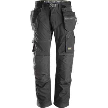 Snickers FlexiWork broek - met holsterzak - zwart - maat L taille 52 W36