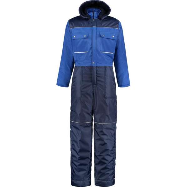 GAEVE Winteroverall polyester/katoen - koningsblauw/navy - maat 50