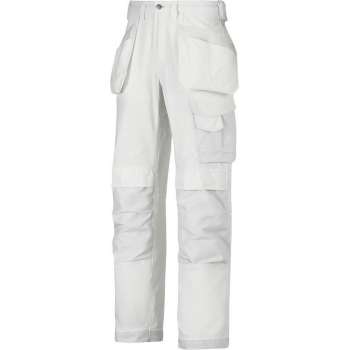 Snickers Canvas+ Werkbroek HP 3214 - Mannen - Wit - 48