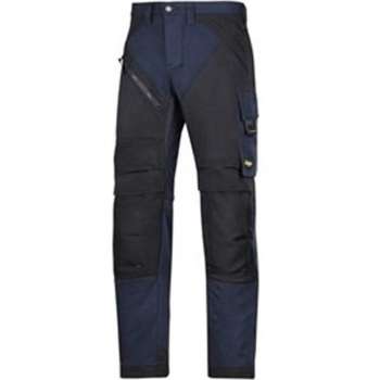 Snickers RuffWork werkbroek 6303-9504 Navy/Black mt.46