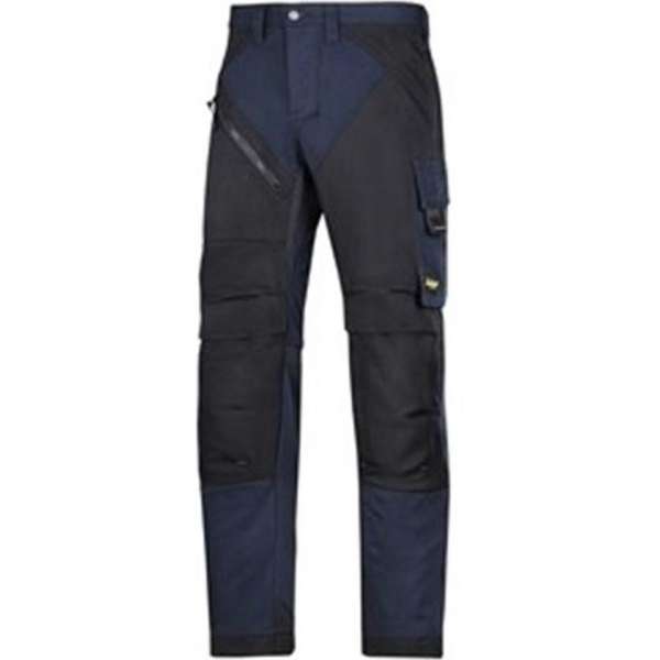 Snickers RuffWork werkbroek 6303-9504 Navy/Black mt.46