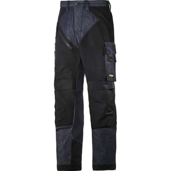 Snickers RuffWork werkbroek - Denim/Black - mt.46