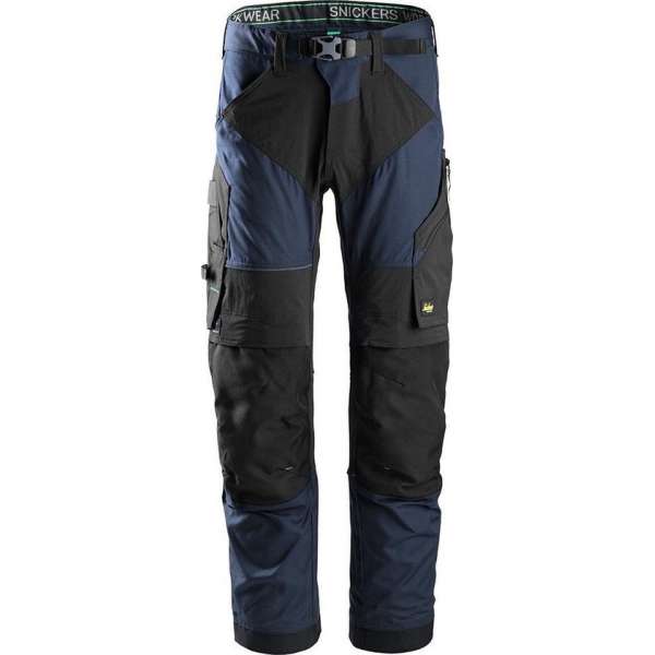 Snickers FlexiWork Werkbroek Stretch+ 6903 - Mannen - Navy/Zwart - 50