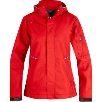 Texstar WJ80 Hooded Softshell 3-L-Rood-XXL