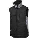 Snickers 4528 Craftsmen´s Winter Vest Zwart/Donkergrijs maat XL