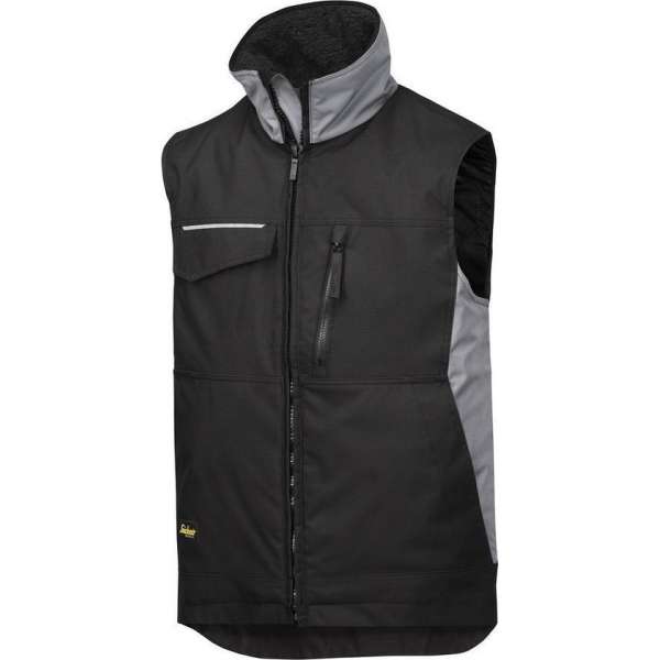 Snickers 4528 Craftsmen´s Winter Vest Zwart/Donkergrijs maat XL