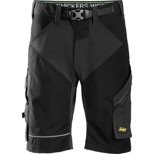 Snickers Workwear FW Short+ Zwart 46 6914 (Jeansmaat 31/32)