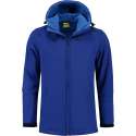 L&S Jas Capuchon Softshell Heren - Mannen - Kobalt Blauw - S