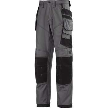 Snickers XTR Craftsmen Trousers Staalgrijs/Zwart maat 42 Jeansmaat W28 L32 32445804042