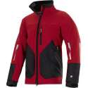 Snickers WINDSTOPPER Soft Shell Jack - 8888-1604 - Chili rood/Zwart maat L