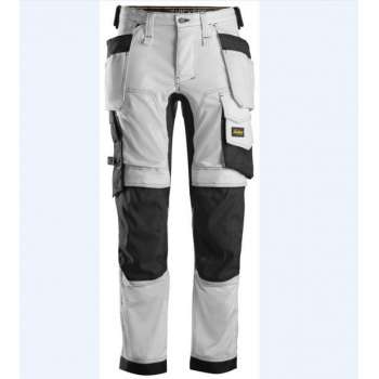 Snickers Workwear AllroundWork, Stretch Werkbroek met Holsterzakken 6241 wit 92