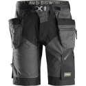 Snickers Workwear FW Shorts+ HP Staal Grijs 46 6904 (jeansmaat 31/32)