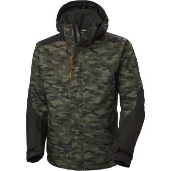 Helly Hansen Kensington Winterjacket  71345 - Mannen - Groen/Camo - 3XL