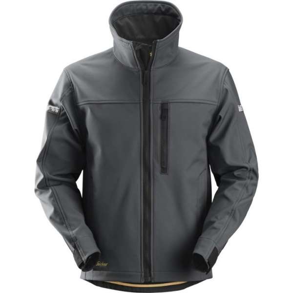 Snickers Workwear Snickers 1200 Softshell Werkjas AllroundWork Staalgrijs/Zwart