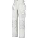 Snickers Canvas+ Werkbroek HP 3214 - Mannen - Wit - 50