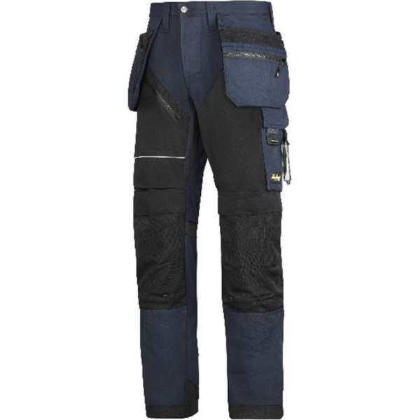 Snickers Ruffwork werkbroek 6202-9504 Navy/Black mt.44